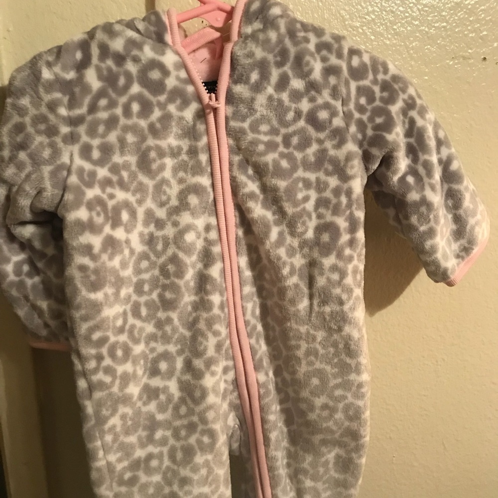 Baby’s Zip front footed one piece